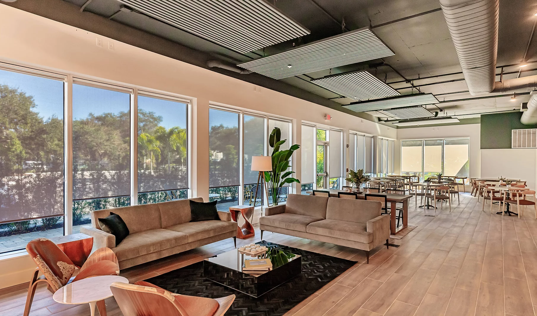 Large Seating And Dining Area