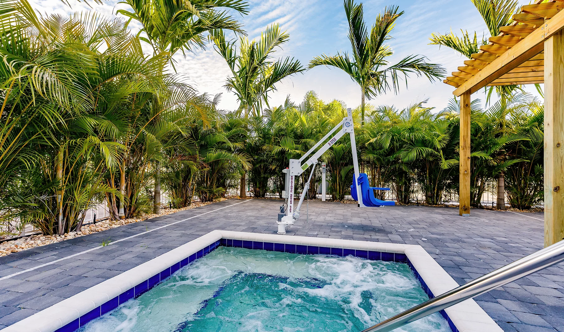 Swimming Pool With Chair Lift