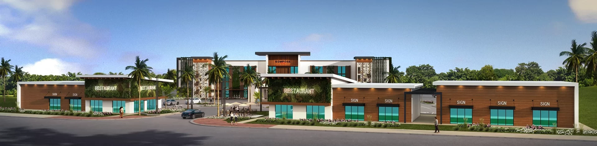 Exterior View Of Hotel Plan